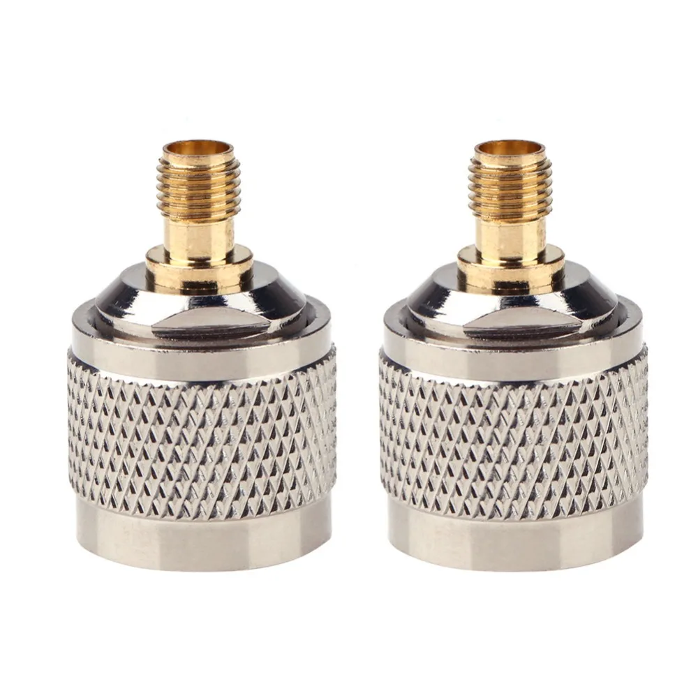 

2pcs N Male to SMA Female Connector RF Coax Coaxial Adapter Straight Type for Cell Phone Mobile Signal Booster Straight Type