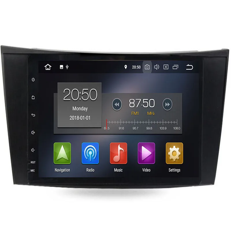 Cheap 4G LTE Car Radio Android 9.0 Head unit Car DVD Player GPS for Mercedes Benz E-Class W211 E200 E220 E240 E270 E280 2002-2008 W219 1