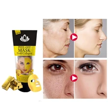 24K золото коллаген витамин B E C маска для лица Маска Уход за кожей увлажнение с осветляющим эффектом питательная