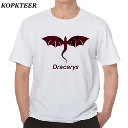 Футболка Homme эстетику Harajuku футболка Camisetas Hombre Dracarys футболки с графическими принтами для мужчин 2019 одежда уличная готические Топы рубашка