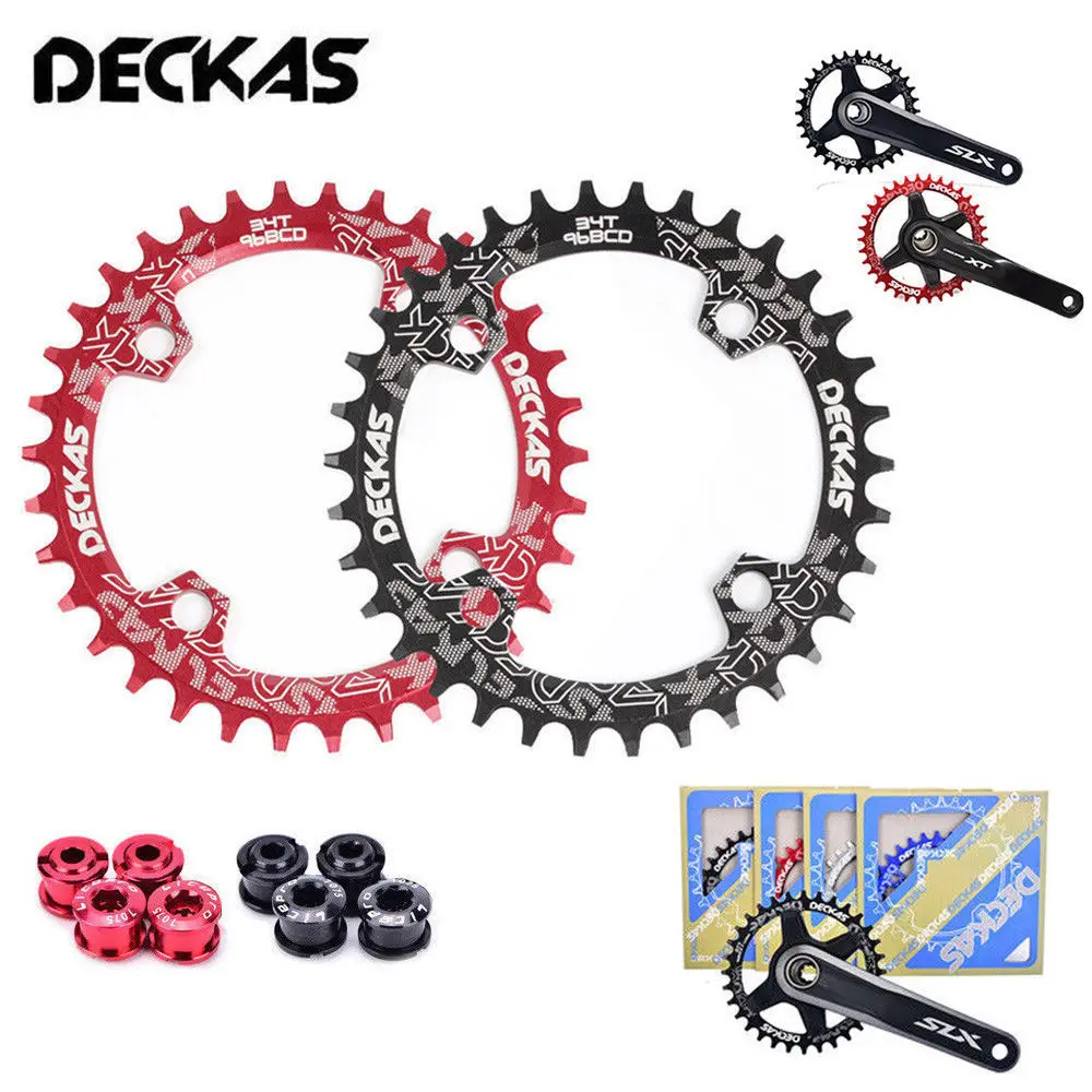 170mm Crank MTB Bike Crankset BB 104bcd 32-42T Round Oval Narrow Wide Chainring