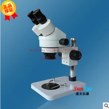 Super Clear 7X-45X Ювелиры микроскоп импортные линзы бинокулярный стерео микроскоп с люминесцентные лампы кольца