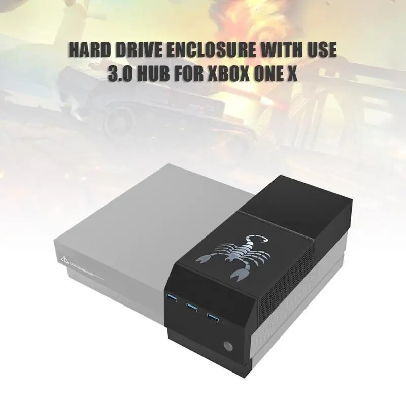В игровых консолях находится внешний жесткий диск HDD Box USB 3,0 Hub для Xbox One X