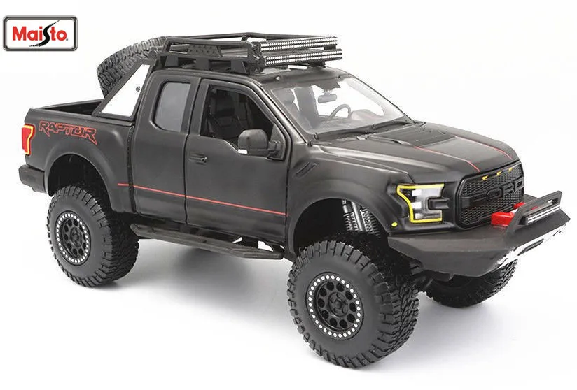Maisto 1:24 внедорожник короли 2017 FORD F 150 F150 RAPTOR Пикап литья под давлением модель