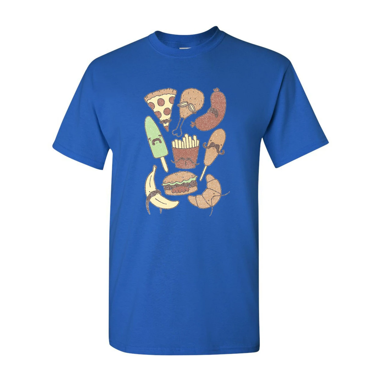 Food With Staches BeanePod Artworks Art Funny Adult DT T-Shirts Tee 2647 (2)