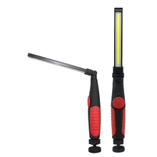 LED Work Light USB COB Multi-Function LED Flashlight with Magnetic Base Ultra Bright Rechargeable Work Lights Inspection Lamp