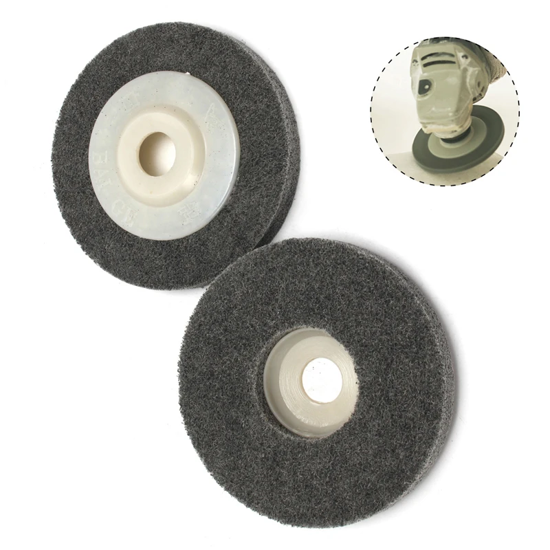 

7P Hardness Polishing disc 12mm Thickness Gray Grinding Part Spare Tool Metal Wheel For angle grinder