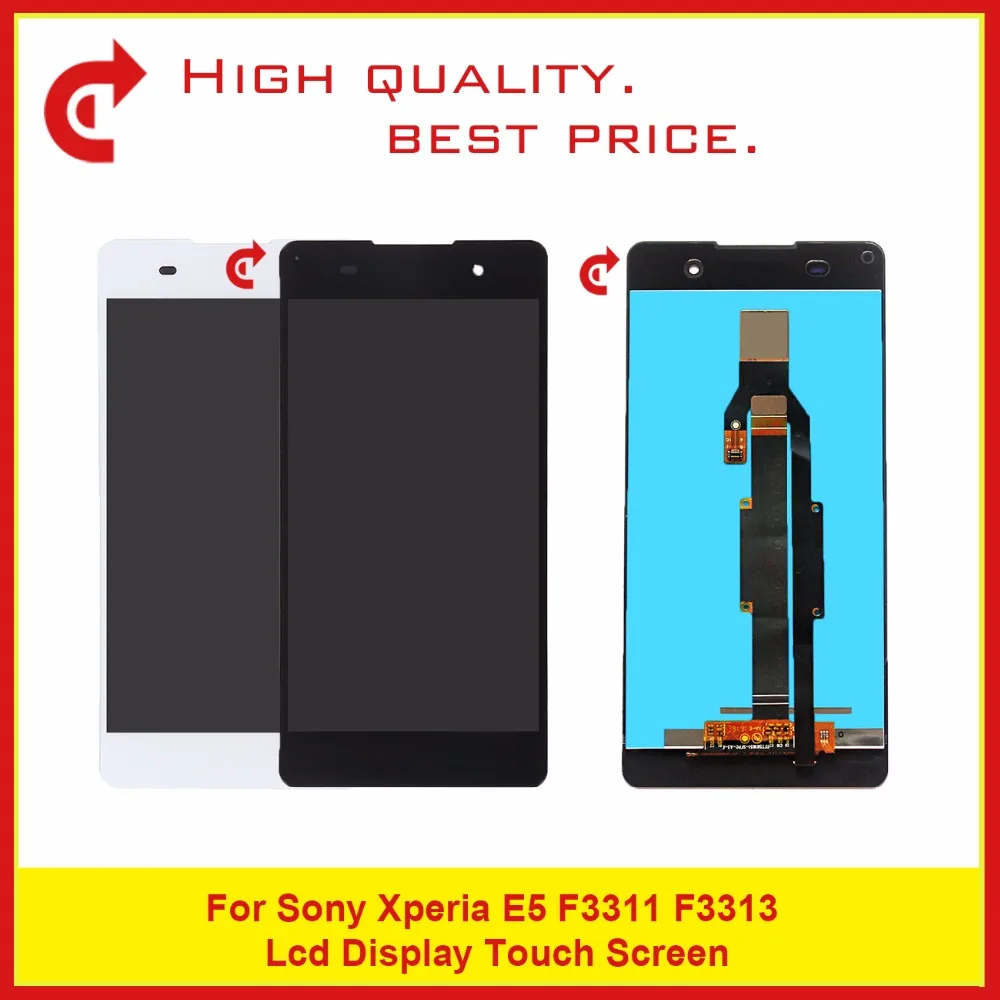 

High Quality 5.0" For Sony Xperia E5 F3311 F3313 LCD Display With TouchScreen Digitizer Sensor Panel+Free Shipping