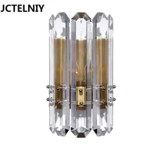 Креативный Хрустальный настенный светильник художественный дизайн вилла Спальня прикроватный светильник