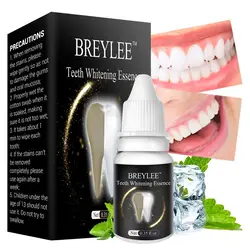 BREYLEE Уход Отбеливание зубов пудра с эссенцией гигиена полости рта очистки сывороток удаляет зубного налета красителей зубы
