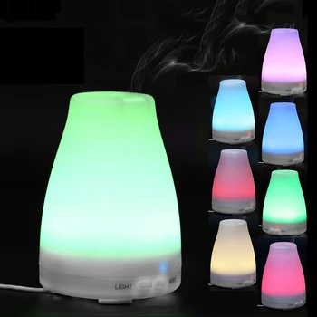 

100ML air humidifier led aroma diffuser With 7 Color LED Lights diffuser ultrasonic essential oil diffuser ultrasonic mist maker