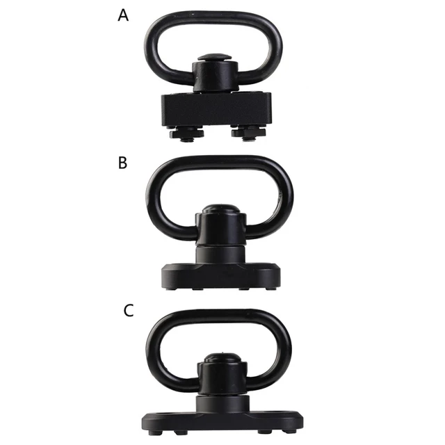 US $3.21 M-lok QD Sling Swivel Stud Mount Adapter For M Lok Rail Quick Release Mount Tools Kit Hunting Outdo