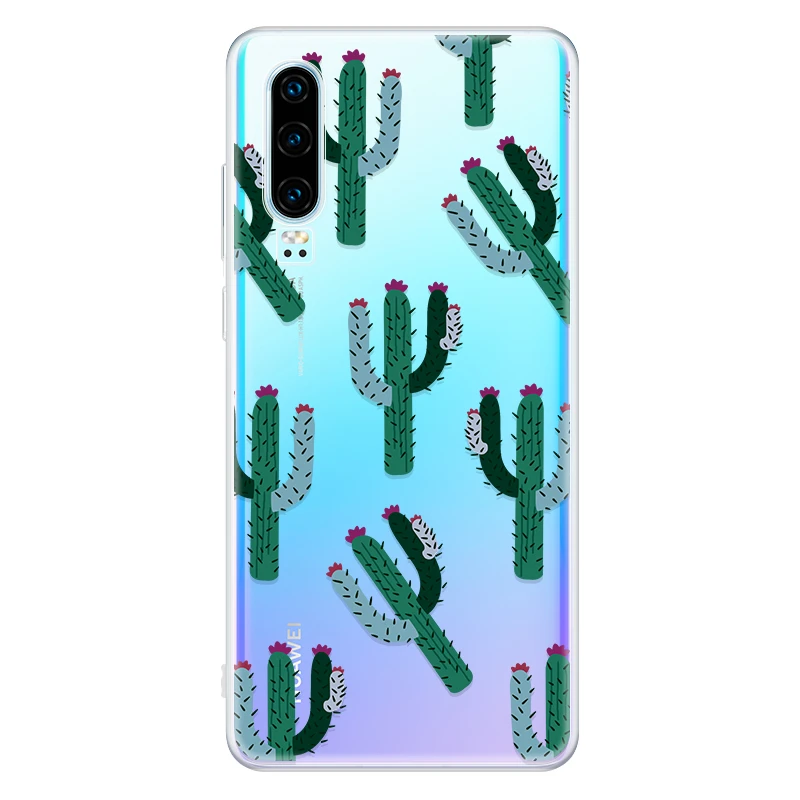 Силиконовый чехол для Honor 9i 10 Lite 8X для huawei P20 P30 Pro Lite, мягкий ТПУ чехол, цветочный узор, листья, кактус, сердце, фрукты, чехол s - Цвет: 19