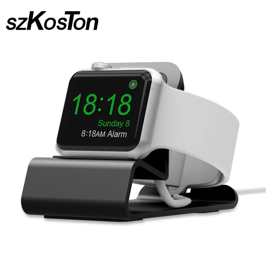 

Charger Dock Compact Station for Apple Watch Charging Desktop Holder Docking for Apple Watch Series 1/2/3/4 38mm 42mm 40mm 44mm