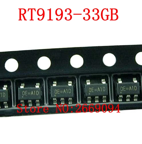 

200pcs RT9193-33PB RT9193-33GB RT9193-33 RT9193 33PB SOT23-5 300mA Ultra-Low Noise Ultra-Fast CMOS LDO Regulator Best quality