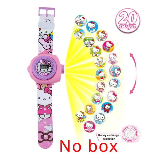 Детские светодиодный часы с изображением принцессы Эльзы, детские часы для мальчиков и девочек, детские электронные часы Montre Enfant - Цвет: HK OPP BAG