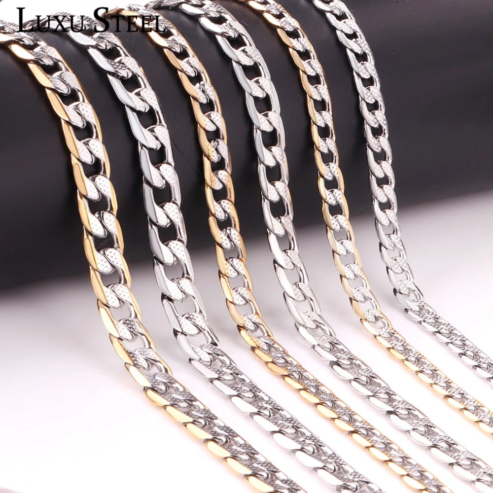 Luxusteel Curb Chain Jewelry Stainless Steel Men Necklace Width 6mm 8mm 10mm Length 50cm 55cm 60cm Mixed Long Necklaces Chain Necklaces Aliexpress Luxusteel Curb Chain Jewelry Stainless Steel Men Necklace Width 6mm 8mm 10mm Length 50cm 55cm 60cm Mixed Long Necklaces Chain Necklaces Aliexpress