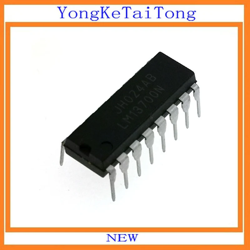 

5PCS/LOT LM13700N LM13700 13700 IC OPAMP TRANSCOND 2MHZ 16DIP LM13700MX
