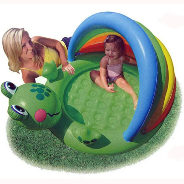 frog inflatable pool