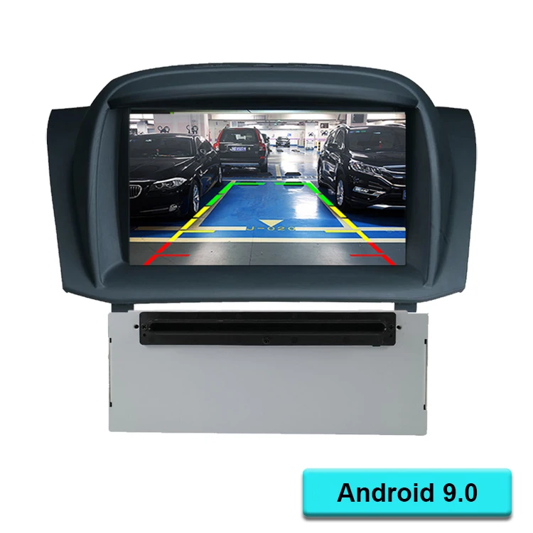 Discount Quad Core Android 9.0 Car DVD player GPS Navigation In-dash Stereo Radio for Ford Fiesta 2008 2009 2010 2012 2013 2014 2015 2016 0