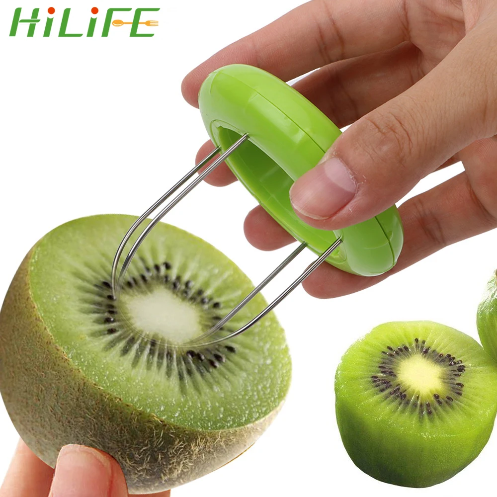 

HILIFE Fruit Kiwi Cutter Device Cut Kitchen Peeler Random Color Digging Core Twister Slicer Kitchen Tools 1 Piece