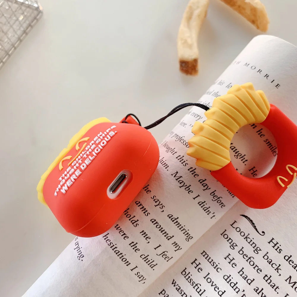 3D мультяшный беспроводной Bluetooth чехол для наушников для Apple Airpods 2 Силиконовый зарядный чехол для наушников Защитный чехол для Airpods