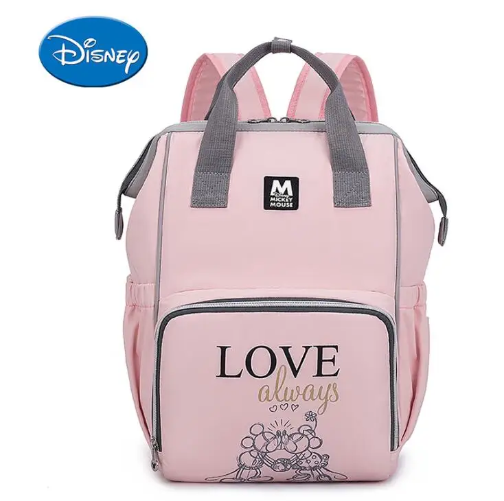 

Disney Fashion Baby Bag Stroller Diaper Bag Waterproof Baby Bags For Mom Backpack Travel Oxford For Mom and Daddy diapers