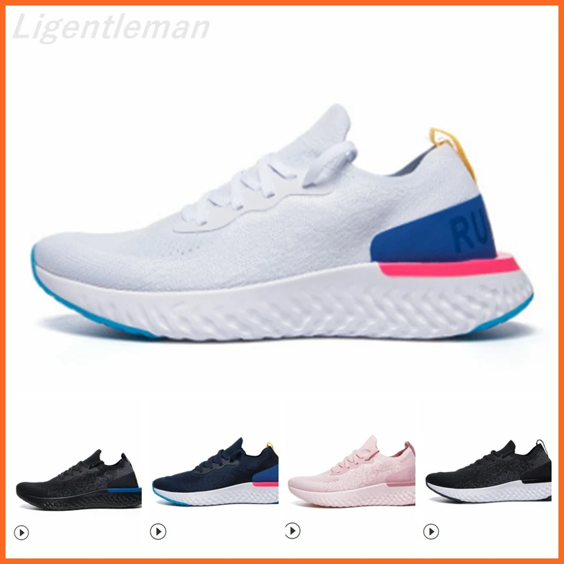2018 running shoes for men women shoes sneakers REACT EPIC style men shoes women shoes men tennis size 36-45 band Ligentleman