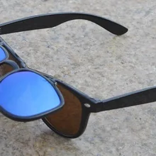 Синяя зеркальная линза флип-ап дифракционные очки с линзами фейерверков