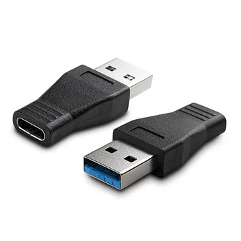 

CYSM Laptop USB 3.0 Male to USB 3.1 Type C Female Data Converter Desktop USB3.1 Type-C to USB-C Female Port OTG Adapter Q99 - WWO66