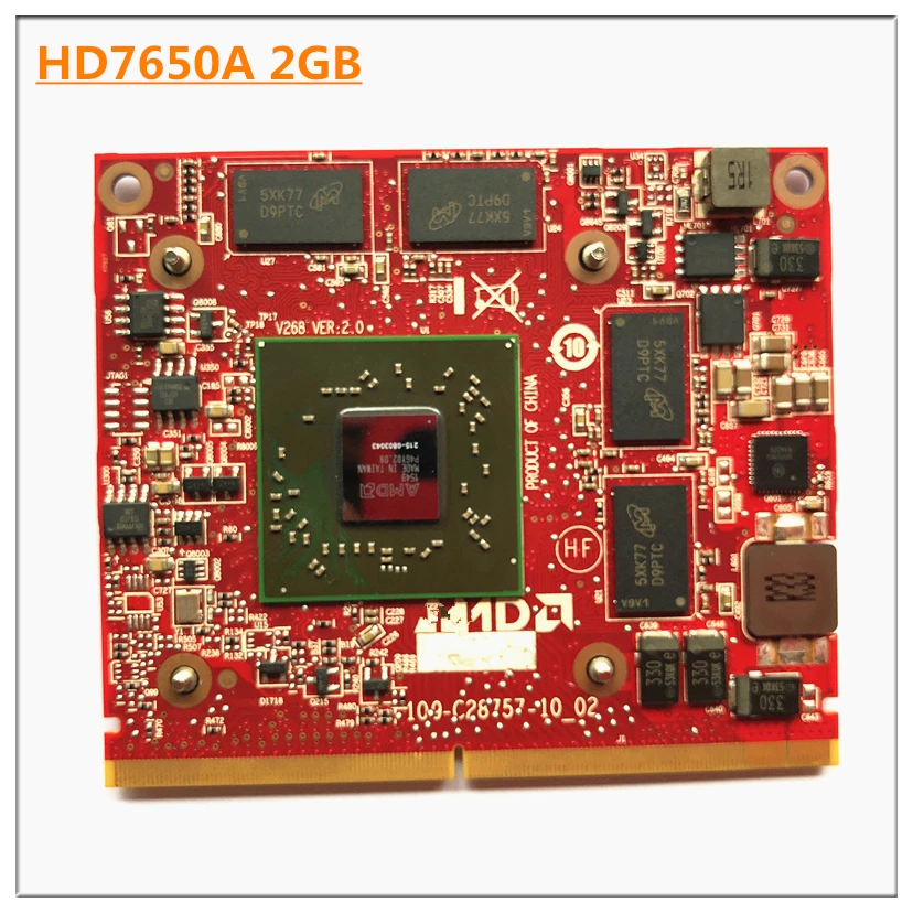 HD7650A 215 0803043 видеокарта для H P HD7650 A MXM 2GB DDR3 GFX Mobile Graphics Card 671864 002|Карты видео- и
