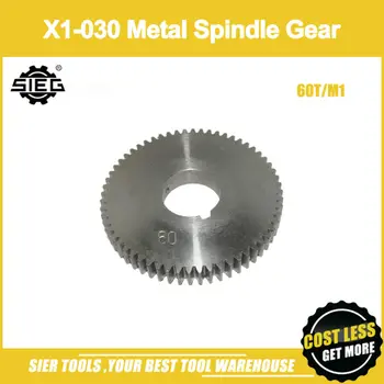 

Free Shipping!/S/N:X1-030 60T/M1 Metal Spindle Gear/SIEG X1 Change Gear