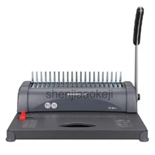 А4 гребень для бумаги, тип, машина для переплета, руководство, резиновое кольцо, зажим, дыропробивная машина, 21 отверстие, ручная машина для переплета, 1 шт