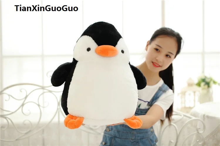 large stuffed penguin