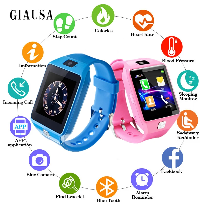 

2019 Bluetooth DZ09 Smartwatch Kdis&Women Relogio Android Smartwatch Phone Call SIM TF Camera for IOS iPhone Samsung PK GT08 Q18