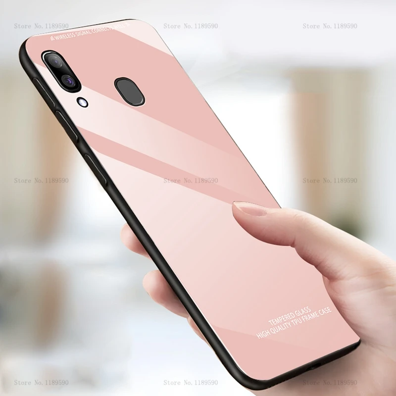 

Tempered Glass Case For Samsung Galaxy A50 A30 A40 A60 A70 A10 Phone Case on A 50 30 70 40 2019 A50 A70 A30 Protetive Back Cover