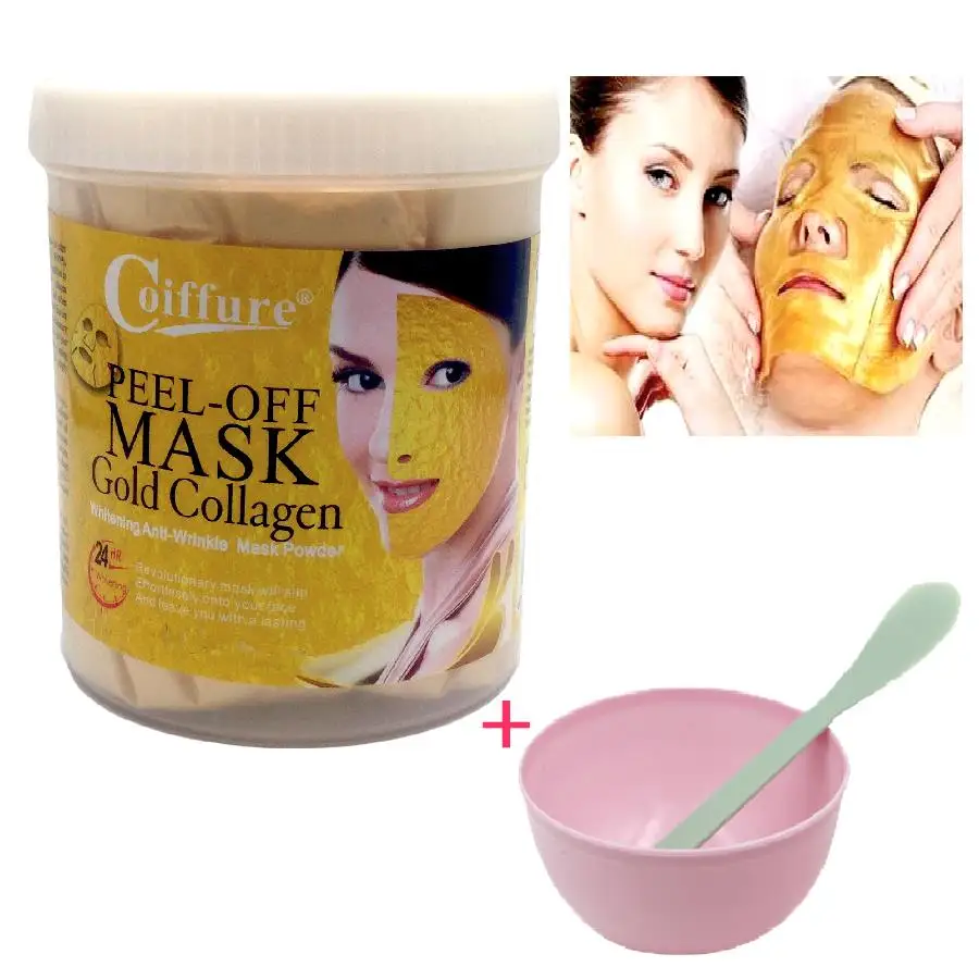 24K Gold Mask Powder Active Gold Crystal Collagen Pearl Powder Facial ...