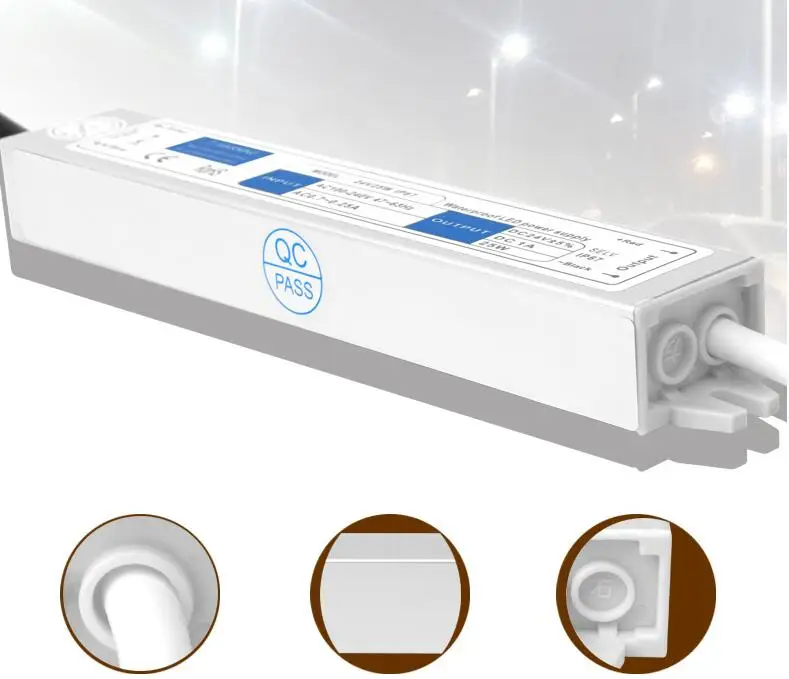 3 year warranty Waterproof IP67 30w high power 2.5A 12V DC 85-130V Constant voltage Led driver transformer