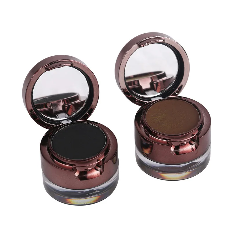 

new 4 in 1 Brown + Black Gel Eyeliner Brown + Black Eyebrow Powder Makeup Waterproof Smudgeproof Cosmetics Set Eye Liner