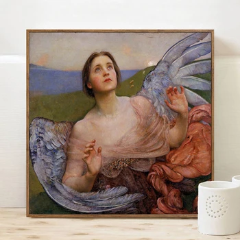 The Sense of Sight by Annie Louisa Swynnerton Printed on Canvas 3