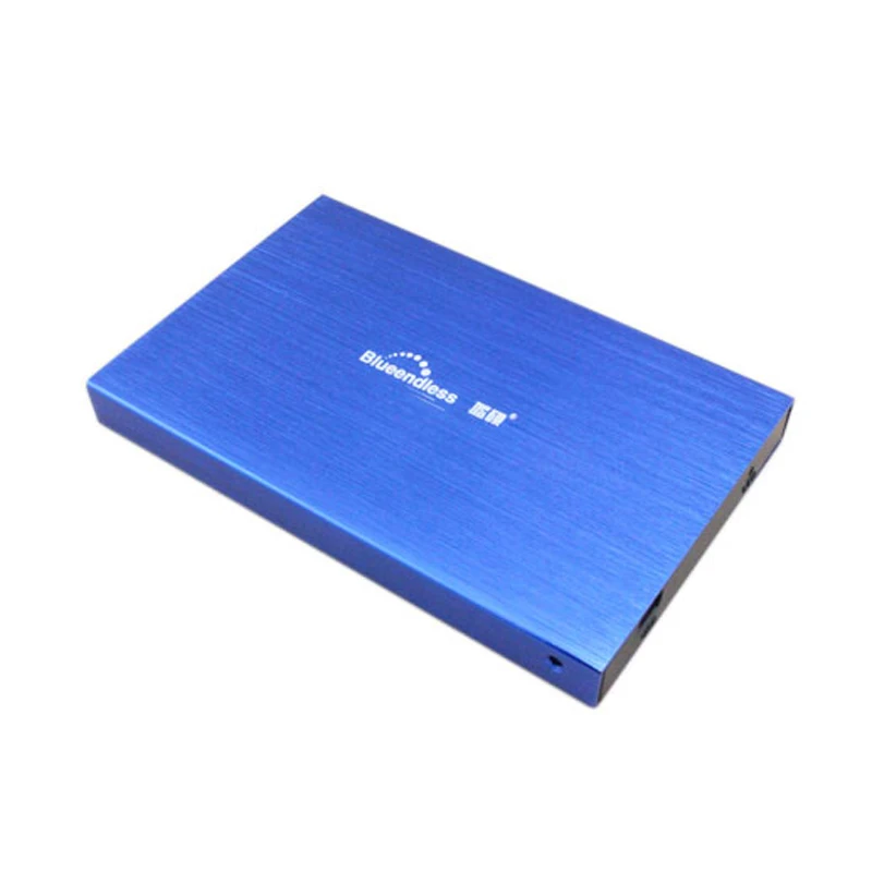 2.5 inch ssd hdd enclosure sata USB 2.0 to SATA desktop hard drive case aluminum hard disco box with USB 2.0 data cable  (6)