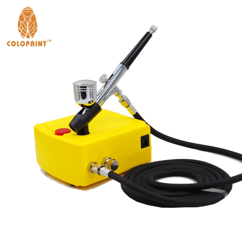 Colo paint 0 3 мм Насадка 7CC Макияж Аэрограф система Комплект для дизайна ногтей макияж