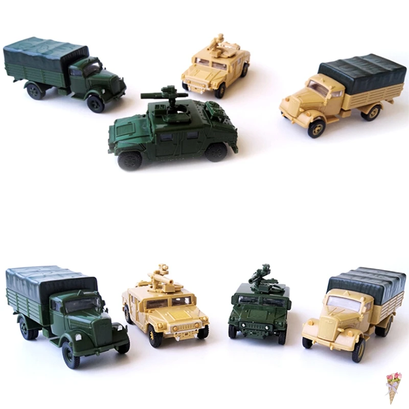 1:72 4D hummer ракеты грузовик Сборная модель военная детская игрушка подарок для