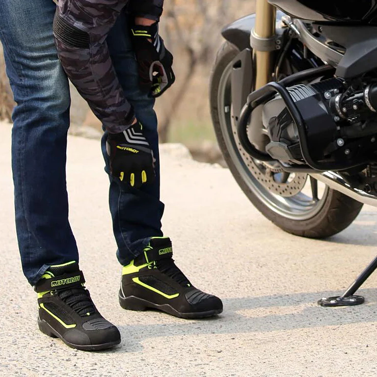 Motoboy мотоциклетные высокие гоночники мягкие Нескользящие защитные велосипеды