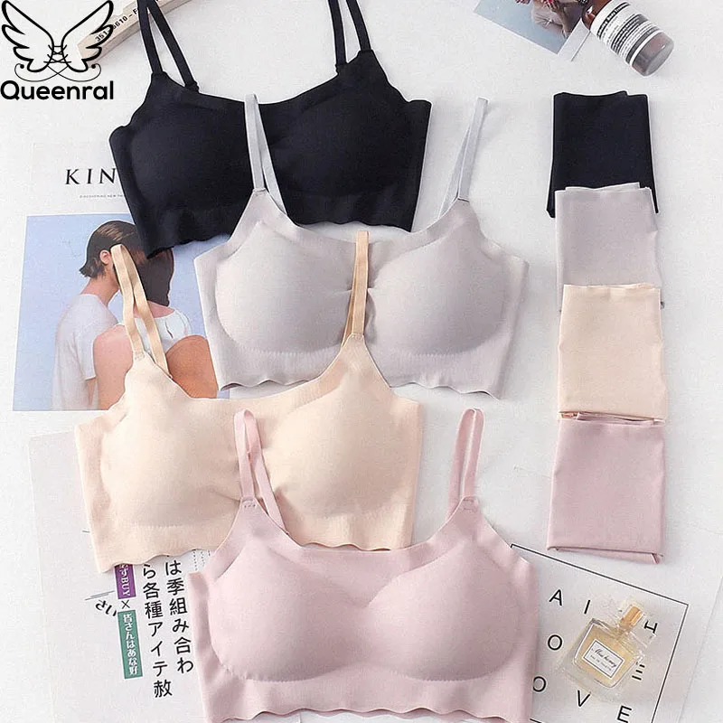 

Queenral Seamless Bra Set Everyday Women Underwear Lingerie Set High Quality Push Up Bra And Panty Set Female Underwear Briefs