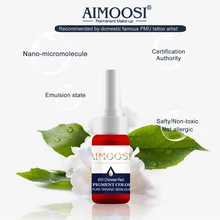 Aimoosi Новое поступление специальный макияж тату чернила нано Чистый пигмент для бровей и подводки глаз Красота Перманентный макияж Pigmento