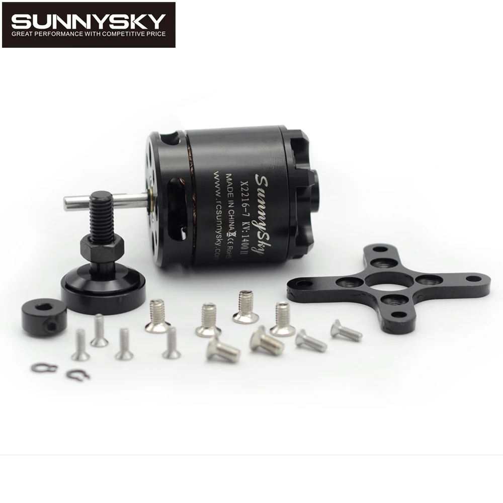 4 шт. Sunnysky X2216 880kv 1100kv 1250kv 1400KV бесщеточный двигатель для радиоуправляемого