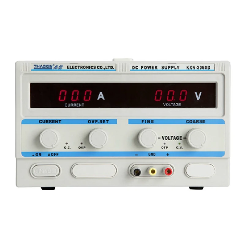 

KXN-3060D DIGITAL HIGH-POWER SWITCHING DC POWER SUPPLY 0-30V VOLTAGE 0-60A OUTPU