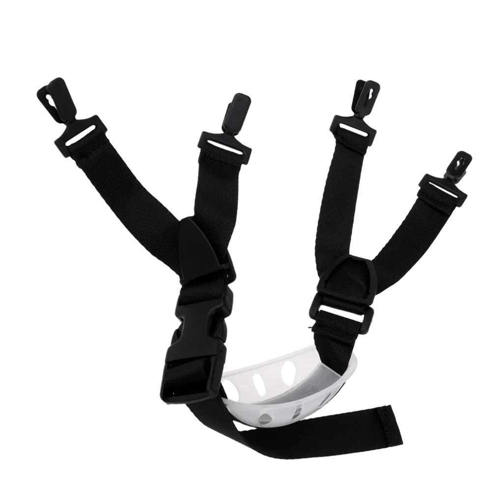 Portable Adjustable Chin Strap For Hardhat Hard Hats Helmet One Size Black Safety MTB Climbing Cycling Equipment Accessories