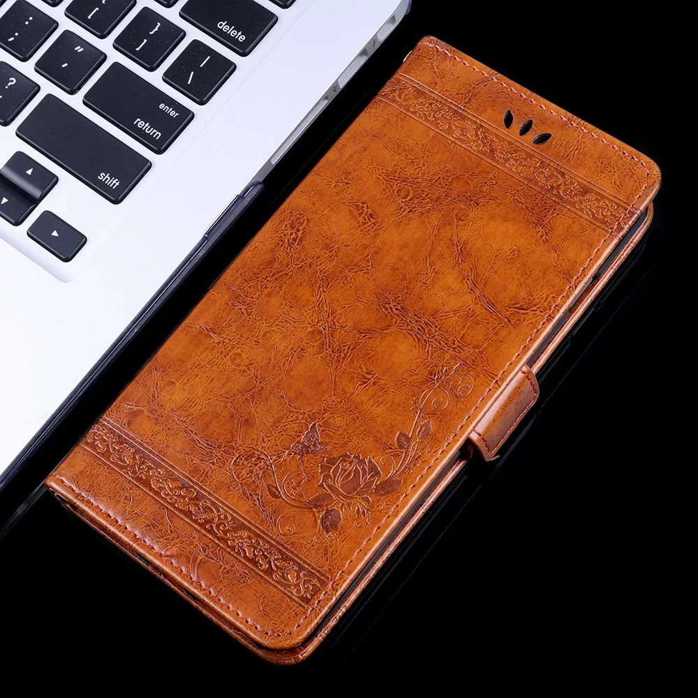 

Embossed Leather Case Wileyfox Swift 2 Plus Spark Plus X Case Flip Cover with 2 Card Slot 1 Wallet Magnetic Button Case Bumper